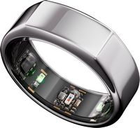 Oura Ring Gen3 - Heritage - Size Before You Buy - Size 9 - Silver - Angle