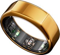 Oura Ring Gen3 - Heritage - Size Before You Buy - Size 8 - Gold - Angle