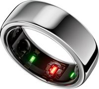 Oura Ring Gen3 - Horizon - Size Before You Buy - Size 10 - Silver - Angle