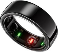 Oura Ring Gen3 - Horizon - Size Before You Buy - Size 12 - Black - Angle