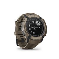 Garmin - Instinct 2X Solar Tactical Edition Smartwatch 50 mm Fiber-reinforced Polymer - Tan - Angle