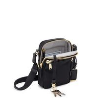 TUMI - Voyageur Persia Crossbody - Black/Gold - Angle