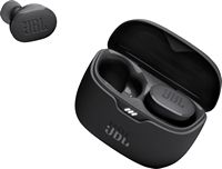 JBL - Tune Buds True Wireless Noise Cancelling Earbuds - Black - Angle