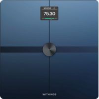 Withings - Body Smart Advanced Body Composition Smart Wi-Fi Scale - Black - Angle