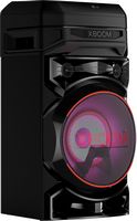 LG - XBOOM Audio System with Bluetooth® and Bass Blast - Black - Angle