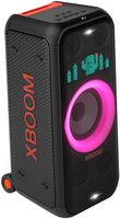 LG - XBOOM XL7 Portable Tower Party Speaker with Pixel LED - Black - Angle