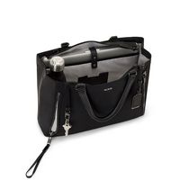 TUMI - Voyageur Valetta Medium Tote - Black/Gunmetal - Angle