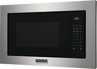 Frigidaire - Professional 2.2 Cu. Ft. Built-In Microwave - Stainless Steel - Angle