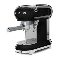 SMEG Semi-Automatic Espresso Machine with 15 bar pressure - Black - Angle