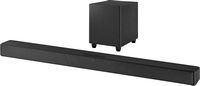 Insignia™ - 2.1-Channel Soundbar with Wireless Subwoofer and DTS:Virtual X - Black - Angle