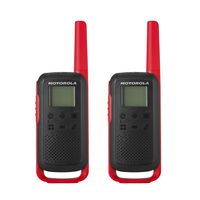 Motorola - Solutions TALKABOUT T210 Two Way Radio - 2 Pack - Black - Angle