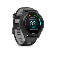 Garmin - Forerunner 265 GPS Smartwatch 46 mm Fiber-Reinforced polymer - Black - Angle