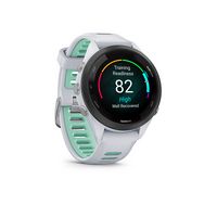 Garmin - Forerunner 265S GPS Smartwatch 42 mm Fiber-reinforced polymer - Black/Whitestone - Angle