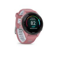 Garmin - Forerunner 265S GPS Smartwatch 42 mm Fiber-reinforced polymer - Black/Light Pink - Angle