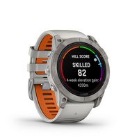 Garmin - fenix 7X Pro Sapphire Solar GPS Smartwatch 51 mm Fiber-reinforced polymer - Titanium - Angle