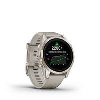 Garmin - epix Pro (Gen 2) Sapphire Edition 42mm Fiber-Reinforced Polymer - Soft Gold with Light S... - Angle