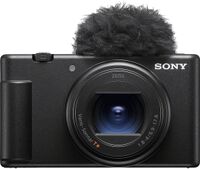Sony - ZV1 II 20.1-Megapixel Digital Camera for Content Creators and Vloggers - Black - Angle