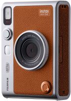 Fujifilm - instax mini Evo Instant Film Camera - Brown - Angle