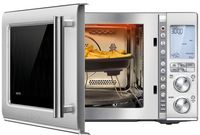 Breville - the Combi Wave 3 in 1 Microwave - 1.1 Cu. Ft. - Silver - Angle