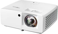 Optoma - GT2000HDR Compact Short Throw 1080p HD Laser Projector with High Dynamic Range - White - Angle