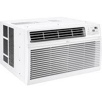 LG - 700 Sq. ft. Window Air Conditioner w/Wifi Controls - White - Angle