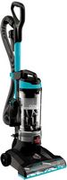 BISSELL - CleanView Rewind Upright Vacuum Cleaner - Black with Electric Blue accents - Angle