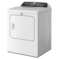 Whirlpool - 7.0 Cu. Ft. Gas Dryer with Moisture Sensor - White - Angle