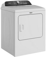 Whirlpool - 7.0 Cu. Ft. Electric Dryer with Moisture Sensor - White - Angle