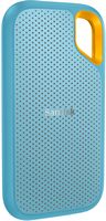 SanDisk - Extreme Portable 4TB External USB-C NVMe SSD - Sky Blue - Angle