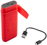 Panther Vision - POWERPAW 502 IP67 Waterproof Rechargeable Hand Warmer - Red - Angle