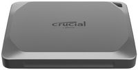 Crucial - X9 Pro 1TB External USB-C SSD - Space Gray - Angle