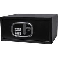 Barska - 0.84 Cu. Ft. 15” Laptop Hotel Safe - Black - Angle