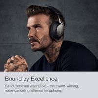 Bowers & Wilkins - Px8 Over-Ear Wireless Noise Cancelling Headphones - Black - Angle