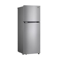 LG - 11.1 Cu Ft Top-Freezer Refrigerator - Stainless Steel Look - Angle