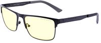GUNNAR - Pendleton  Computer Glasses with Blue Light Reduction , Amber Lenses - Slate - Angle