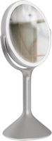 Sharper Image - SpaStudio Vanity 7-Inch LED Mirror - Silver - Angle
