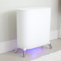 Sharper Image - SpaStudio Towel Warmer, Heated Comfort + Aromatherapy - White - Angle