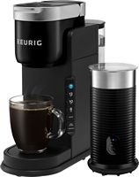 Keurig - K-Café Barista Bar Single Serve Coffee Maker and Frother - Black - Angle