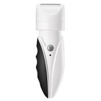 Conair - GIRLBOMB Shaver & Body Polish Kit Rechargeable Hair Trimmer Wet/Dry - White - Angle