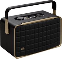 JBL - Authentics 300 Smart Home Speaker - Black - Angle