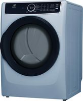 Electrolux - 8.0 Cu. Ft. Electric Dryer with Steam and Instant Refresh - Glacier Blue - Angle