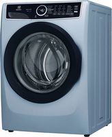 Electrolux - 4.5 Cu. Ft. Front Load Washer with Steam and LuxCare Wash - Glacier Blue - Angle