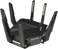 ASUS - BE96U Tri-Band Wifi 7 Router - Black - Angle
