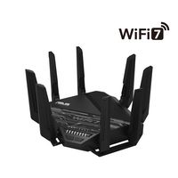 ASUS - BE96U Tri-Band Wifi 7 Router - Black - Angle