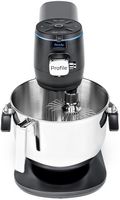 GE Profile - 7 Quart Bowl- Smart Stand Mixer with Auto Sense - Carbon Black - Angle