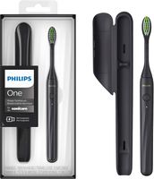 Philips - One by Sonicare Rechargeable Toothbrush - Shadow Black - Angle
