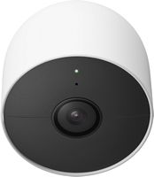 Google - Nest Cam 3 Pack Indoor/Outdoor Wire Free Security Cameras - Snow - Angle