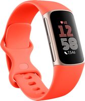 Fitbit - Charge 6 Advanced Fitness & Health Tracker - Coral - (2023) - Angle
