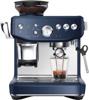 Breville - the Barista Express Impress Espresso Machine - Damson Blue - Angle