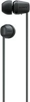 Sony - WIC100 Wireless In-ear Headphone - Black - Angle